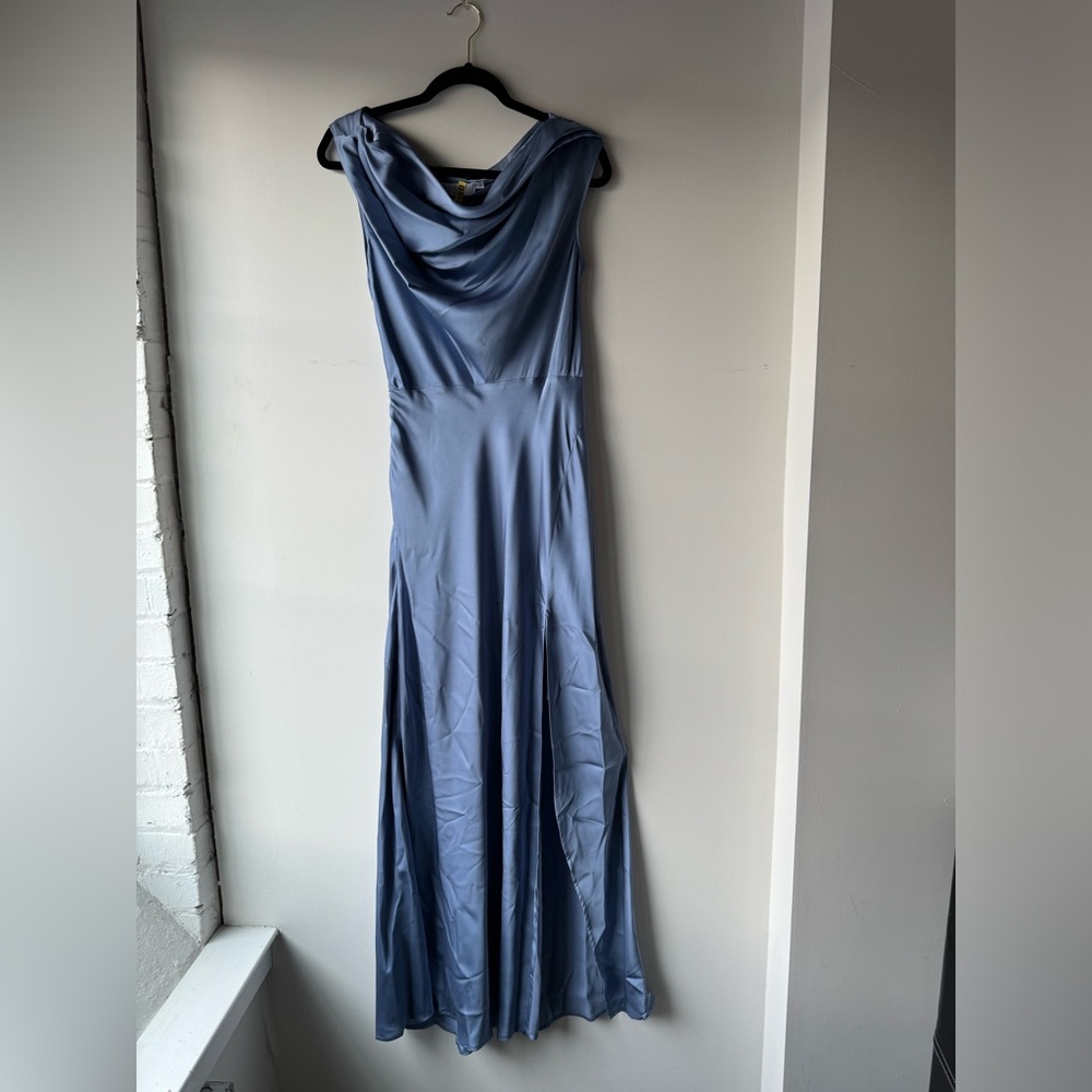 Astr Blue Wedding Guest Dress